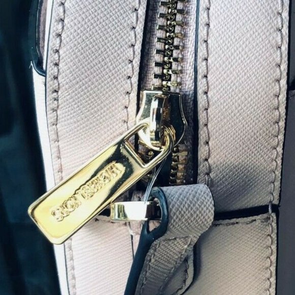 NWT Michael Kors Leather Crossbody Shoulder Bag Pale Blush Cream Chalk MINT - Picture 7 of 11